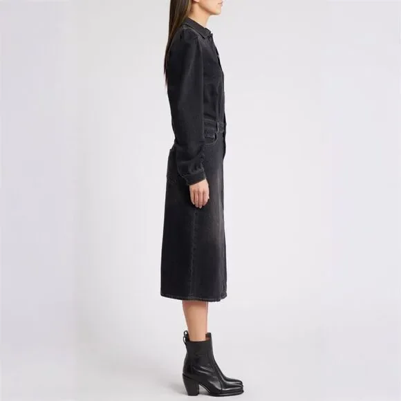 RAILS Beverly Long Sleeve Denim Shirt Dress - coffeafoods.com